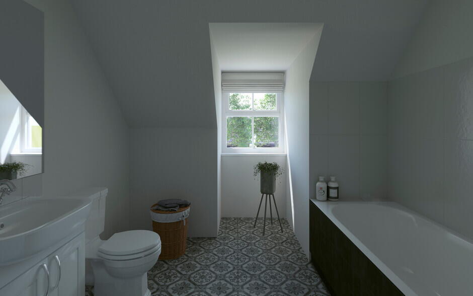 Salle de bains avant rénovation - Magazine VELUX